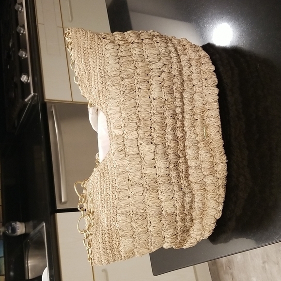 💕CULT GAIA💕 Naima Tote Bag Woven Raffia ~ Off White NWT - Picture 12 of 16